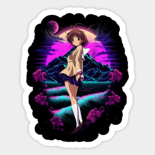 Cute Art Nagisa Clannad Manga Sticker